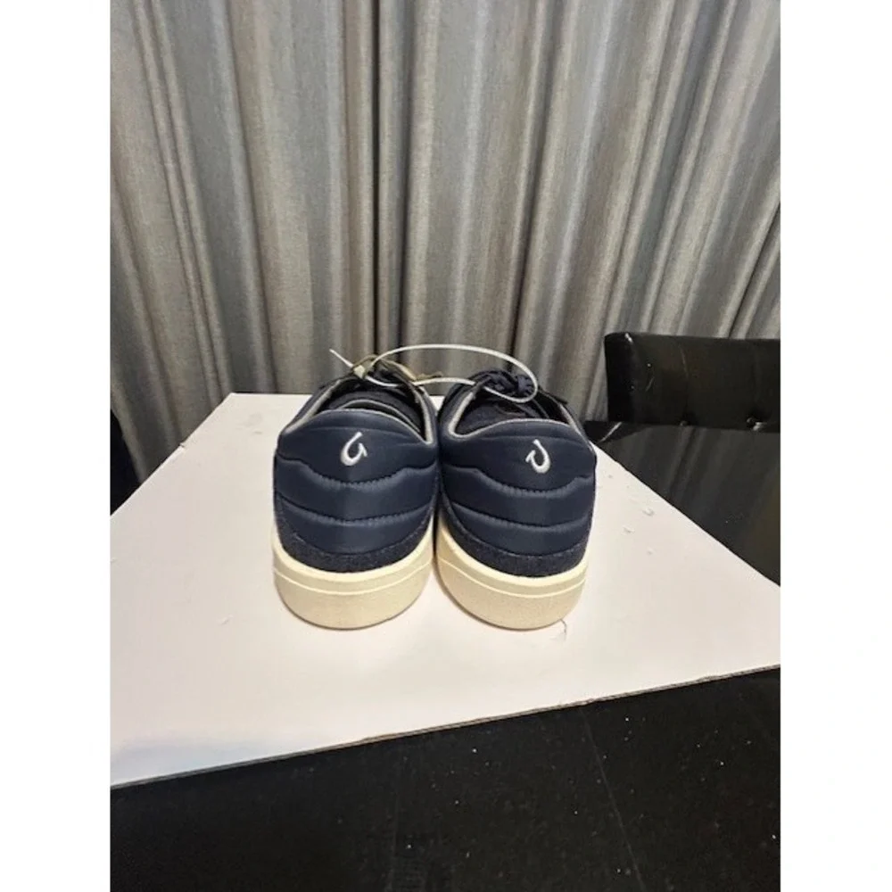 NWT  OluKai Puliki Navy Suede Lace Up Men 11 Sneakers Preppy Old Money Resort - Picture 5 of 7